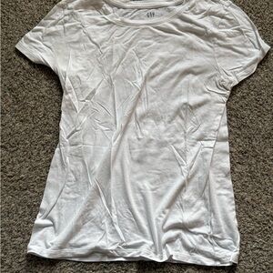 GAP Women's White Short Sleeve Crew Tee